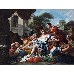 Wee Blue Coo Painting Biblical De Troy Bathsheba Bathing Wall Art Print Wee Blue Coo Painting Biblical De Troy Bathsheba Bathing Wall Art Print