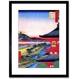 Wee Blue Coo PAINTING JAPANESE WOODBLOCK VIEW PAGODA RED FRAMED PRINT F97X4824 Wee Blue Coo PAINTING JAPANESE WOODBLOCK VIEW PAGODA RED FRAMED PRINT F97X4824