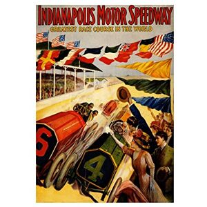 Wee Blue Coo Sport Ad Venue Indianapolis Motor Speedway USA Wall Art Print Wee Blue Coo Sport Ad Venue Indianapolis Motor Speedway USA Wall Art Print
