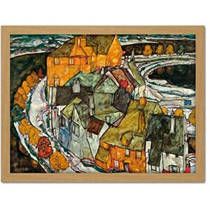 Fine Art Prints Egon Schiele Crescent Of Houses II Island Town Large Framed Art Print Poster Wall Decor 18x24 Fine Art Prints Egon Schiele Crescent Of Houses II Island Town Large Framed Art Print Poster Wall Decor 18x24