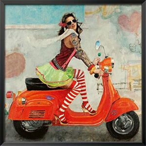 International Graphics Framed art print Michael, Fitzpatrick ''This Is How I Roll''- 31 x 31 cm Frame Color: Black Series ATHOS International Graphics Framed art print Michael, Fitzpatrick ''This Is How I Roll''- 31 x 31 cm Frame Color: Black Series ATHOS