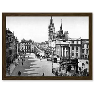 Wee Blue Coo Aberdeen Castle Street Scotland Vintage Photo Black White Artwork Framed Wall Art Print A4 Wee Blue Coo Aberdeen Castle Street Scotland Vintage Photo Black White Artwork Framed Wall Art Print A4