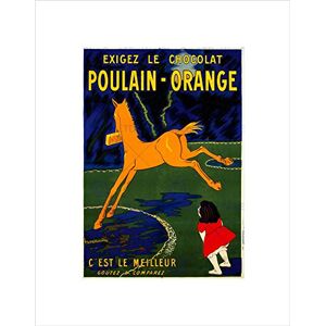 Wee Blue Coo Advert Food Chocolate Sweet Orange Foal France Wall Art Print Wee Blue Coo Advert Food Chocolate Sweet Orange Foal France Wall Art Print