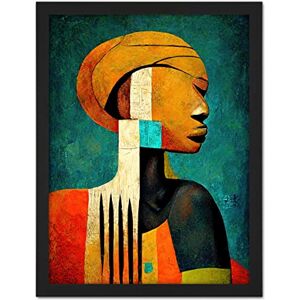 Doppelganger33 LTD Modern African Abstract Gold & Bold Artwork Framed Wall Art Print 18X24 Inch Doppelganger33 LTD Modern African Abstract Gold & Bold Artwork Framed Wall Art Print 18X24 Inch