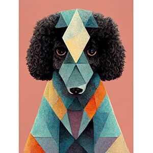 Doppelganger33 LTD Geometric Poodle Dog Boho Abstract Fun Pastel Large Wall Art Poster Print Thick Paper 18X24 Inch Doppelganger33 LTD Geometric Poodle Dog Boho Abstract Fun Pastel Large Wall Art Poster Print Thick Paper 18X24 Inch