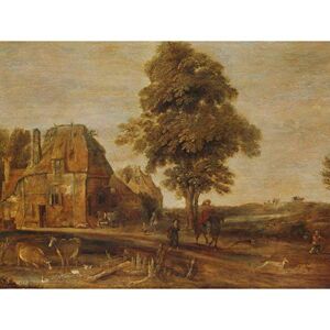 Artery8 Van Der Neer Landscape Watering Place Painting Large Wall Art Poster Print Thick Paper 18X24 Inch Artery8 Van Der Neer Landscape Watering Place Painting Large Wall Art Poster Print Thick Paper 18X24 Inch