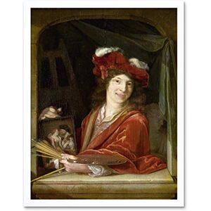 Artery8 Adriaen Van Der Werff A Young Painter Painting Art Print Framed Poster Wall Decor 12x16 inch Artery8 Adriaen Van Der Werff A Young Painter Painting Art Print Framed Poster Wall Decor 12x16 inch