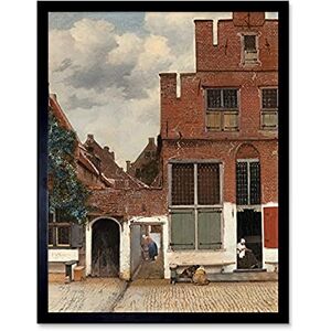Fine Art Prints Johannes Vermeer Gezicht Op Huizen In Delft, ungerahmt, Wandkunstdruck, Poster, Heimdekoration, Premium Fine Art Prints Johannes Vermeer Gezicht Op Huizen In Delft, ungerahmt, Wandkunstdruck, Poster, Heimdekoration, Premium