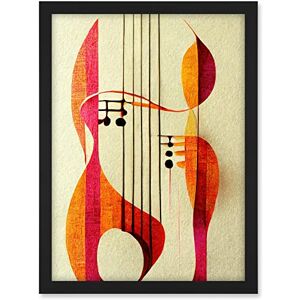 Wee Blue Coo Abstract Autumnal Boho Musical Music Symbol Clef in Cream Pink Copper Yellow Artwork Framed A3 Wall Art Print Wee Blue Coo Abstract Autumnal Boho Musical Music Symbol Clef in Cream Pink Copper Yellow Artwork Framed A3 Wall Art Print