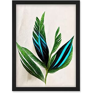 Artery8 - Tropical Plant - Framed - A4 - Wall Art Artery8 - Tropical Plant - Framed - A4 - Wall Art