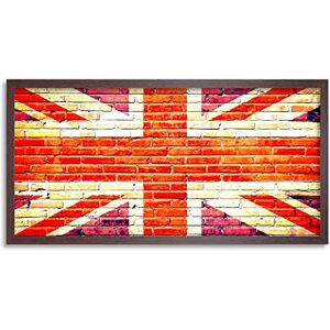 Wee Blue Coo Graffiti Union Jack Flag Long Panel Framed Wall Art Print Wee Blue Coo Graffiti Union Jack Flag Long Panel Framed Wall Art Print