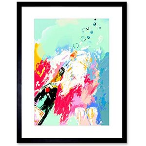 Wee Blue Coo IMPRESSION CHAMPAGNE BOTTLE PLUME FIZZ CORK POP FIZZY FRAMED PRINT B12X7392 Wee Blue Coo IMPRESSION CHAMPAGNE BOTTLE PLUME FIZZ CORK POP FIZZY FRAMED PRINT B12X7392