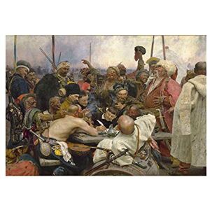 Wee Blue Coo Repin Cossacks Old Master Painting Picture Wall Art Print Wee Blue Coo Repin Cossacks Old Master Painting Picture Wall Art Print