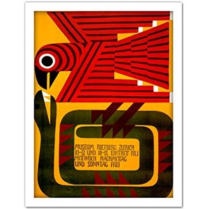 Wee Blue Coo Exhibition Rietberg Museum Zurich Bird Snake Artwork Framed Wall Art Print 18X24 Inch Wee Blue Coo Exhibition Rietberg Museum Zurich Bird Snake Artwork Framed Wall Art Print 18X24 Inch