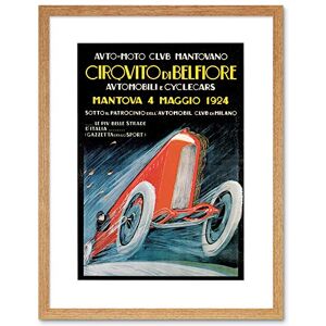 Wee Blue Coo Sport Motor Racing Mantova Italy Automobile Club Milan Framed Wall Art Print Wee Blue Coo Sport Motor Racing Mantova Italy Automobile Club Milan Framed Wall Art Print