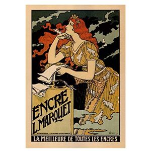 Wee Blue Coo Ad Marquet Ink Grasset Paris France Vintage Wall Art Print Wee Blue Coo Ad Marquet Ink Grasset Paris France Vintage Wall Art Print