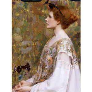 Artery8 Herter Woman With Red Hair Portrait Painting Premium Wall Art Canvas Print 18X24 Inch Artery8 Herter Woman With Red Hair Portrait Painting Premium Wall Art Canvas Print 18X24 Inch