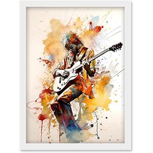 Artery8 - Guitarist Musician - Electric Guitar - Wall Art Print Artery8 - Guitarist Musician - Electric Guitar - Wall Art Print