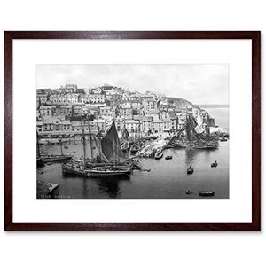 Wee Blue Coo Vintage Photo Brixham England Vintage History Old Framed Wall Art Print Wee Blue Coo Vintage Photo Brixham England Vintage History Old Framed Wall Art Print