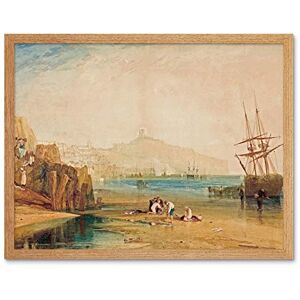 Fine Art Prints Jmw Turner Scarborough Town Castle Boys Catching Crabs Art Print Framed Poster Wall Decor 12x16 inch Fine Art Prints Jmw Turner Scarborough Town Castle Boys Catching Crabs Art Print Framed Poster Wall Decor 12x16 inch