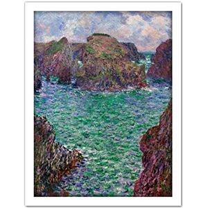 Fine Art Prints Claude Monet Port Goulphar Belle Large Framed Art Print Poster Wall Decor 18x24 Fine Art Prints Claude Monet Port Goulphar Belle Large Framed Art Print Poster Wall Decor 18x24
