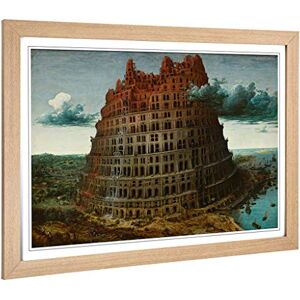 Big Box Art Framed Print of Pieter Bruegel The Elder The Tower of Babel Design Wall Art Picture Home Decor for Kitchen, Living Room, Bedroom, Hallway, Oak, A2 / 24.5x18 Inch / 62x45cm Big Box Art Framed Print of Pieter Bruegel The Elder The Tower of Babel Design Wall Art Picture Home Decor for Kitchen, Living Room, Bedroom, Hallway, Oak, A2 / 24.5x18 Inch / 62x45cm