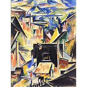 Fine Art Prints Dickinson The Black House Modernistische Malerei, ungerahmt, Wandkunstdruck, Poster, Heimdekoration, Premium Fine Art Prints Dickinson The Black House Modernistische Malerei, ungerahmt, Wandkunstdruck, Poster, Heimdekoration, Premium