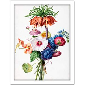Artery8 Henriette Geertruida Bouquet Drawing Artwork Framed Wall Art Print 18X24 Inch Artery8 Henriette Geertruida Bouquet Drawing Artwork Framed Wall Art Print 18X24 Inch