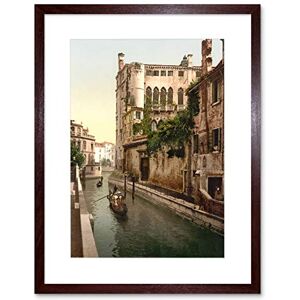 Wee Blue Coo Canal Gondola Rio San Trovaso Palace Venice Italy Art Framed Wall Art Print Wee Blue Coo Canal Gondola Rio San Trovaso Palace Venice Italy Art Framed Wall Art Print