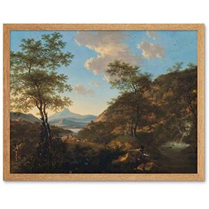 Artery8 De Heusch Italian Landscape Draftsman Painting Art Print Framed Poster Wall Decor 12x16 inch Artery8 De Heusch Italian Landscape Draftsman Painting Art Print Framed Poster Wall Decor 12x16 inch