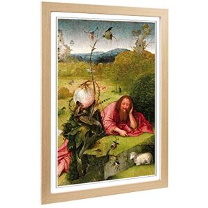 Big Box Art Framed Print of Hieronymous Bosch John The Baptist Design Wall Art Picture Home Decor for Kitchen, Living Room, Bedroom, Hallway, Oak, A2 / 24.5x18 Inch / 62x45cm Big Box Art Framed Print of Hieronymous Bosch John The Baptist Design Wall Art Picture Home Decor for Kitchen, Living Room, Bedroom, Hallway, Oak, A2 / 24.5x18 Inch / 62x45cm