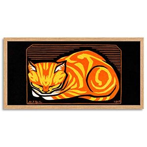 Fine Art Prints Julie De Graag December Cat Orange Tabby Long Framed Art Print Wall Poster 25x12 inch Fine Art Prints Julie De Graag December Cat Orange Tabby Long Framed Art Print Wall Poster 25x12 inch