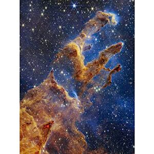 Artery8 NASA James Webb Space Telescope Pillars of Creation Eagle Nebula Unframed Wall Art Print Poster Home Decor Premium Artery8 NASA James Webb Space Telescope Pillars of Creation Eagle Nebula Unframed Wall Art Print Poster Home Decor Premium