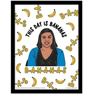 Pyramid The Office Poster Framed Print Collector's Edition (This Day is Bananas Design) 30cm x 40cm Official Merchandise Pyramid The Office Poster Framed Print Collector's Edition (This Day is Bananas Design) 30cm x 40cm Official Merchandise