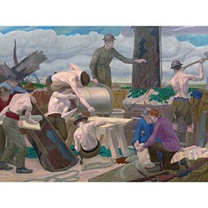 Fine Art Prints Underwood Camouflage Tree War WWI Painting Large Wall Art Poster Print Thick Paper 18X24 Inch Fine Art Prints Underwood Camouflage Tree War WWI Painting Large Wall Art Poster Print Thick Paper 18X24 Inch