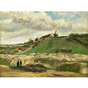 Fine Art Prints Vincent Van Gogh The Hill Of Montmartre With Stone Quarry Großer Kunstdruck Poster Wanddekoration Premium Wandbild Fine Art Prints Vincent Van Gogh The Hill Of Montmartre With Stone Quarry Großer Kunstdruck Poster Wanddekoration Premium Wandbild