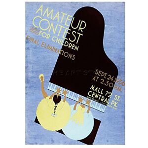 Wee Blue Coo Music Children Piano Central Park New York Ad Picture Wall Art Print Wee Blue Coo Music Children Piano Central Park New York Ad Picture Wall Art Print