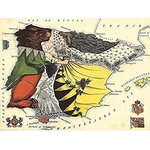 Fine Art Prints Lancaster 1869 Pictorial Map Spain Portugal Bear Lady Art Print Canvas Premium Wall Decor Poster Mural Fine Art Prints Lancaster 1869 Pictorial Map Spain Portugal Bear Lady Art Print Canvas Premium Wall Decor Poster Mural