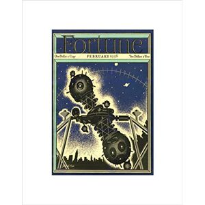 Wee Blue Coo Magazine Cover Fortune 1936 Cook Space Science Wall Art Print Wee Blue Coo Magazine Cover Fortune 1936 Cook Space Science Wall Art Print