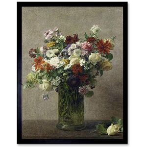 Artery8 Henri Fantin Latour Flowers From Normandy Painting Art Print Framed Poster Wall Decor 12x16 inch Artery8 Henri Fantin Latour Flowers From Normandy Painting Art Print Framed Poster Wall Decor 12x16 inch
