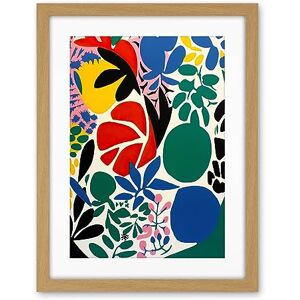 Artery8 Botanical Garden Henri Matisse Inspired Acrylic Painting Abstract Bright Shapes Artwork Framed Wall Art Print 18X24 Inch Artery8 Botanical Garden Henri Matisse Inspired Acrylic Painting Abstract Bright Shapes Artwork Framed Wall Art Print 18X24 Inch
