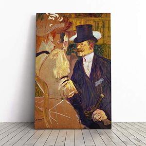 Big Box Art Canvas Print Wall Art Henri de Toulouse-Lautrec Englishman at Moulin Rouge Mounted & Stretched Box Frame Picture Home Decor for Kitchen, Living Room, Bedroom, Multi-Colour, 30x20 Inch Big Box Art Canvas Print Wall Art Henri de Toulouse-Lautrec Englishman at Moulin Rouge Mounted & Stretched Box Frame Picture Home Decor for Kitchen, Living Room, Bedroom, Multi-Colour, 30x20 Inch