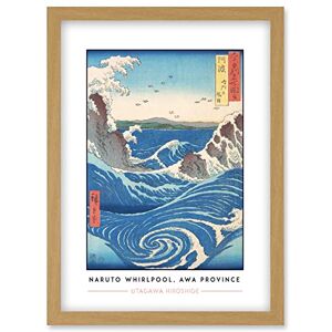 Wee Blue Coo Utagawa Hiroshige Naruto Whirlpool Awa Province Painting Artwork Framed Wall Art Print A4 Wee Blue Coo Utagawa Hiroshige Naruto Whirlpool Awa Province Painting Artwork Framed Wall Art Print A4