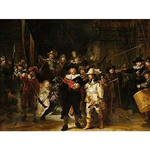 Artery8 Rembrandt Night Watch Scene The Shooting Company Unframed Wall Art Print Poster Home Decor Premium Artery8 Rembrandt Night Watch Scene The Shooting Company Unframed Wall Art Print Poster Home Decor Premium