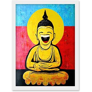 Doppelganger33 LTD Happy Buddha Fun Acrylic Wall Art Print Artwork Framed A3 Wall Art Print Doppelganger33 LTD Happy Buddha Fun Acrylic Wall Art Print Artwork Framed A3 Wall Art Print
