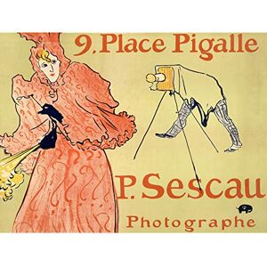 Artery8 Toulouse-Lautrec Sescau Photographer Paris Advert Premium Wall Art Canvas Print 18X24 Inch Artery8 Toulouse-Lautrec Sescau Photographer Paris Advert Premium Wall Art Canvas Print 18X24 Inch
