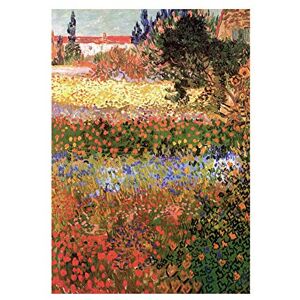 Wee Blue Coo Painting Van Gogh Flowering Garden Old Master Wall Art Print Wee Blue Coo Painting Van Gogh Flowering Garden Old Master Wall Art Print