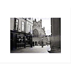 Wee Blue Coo Photo Cityscape Exeter Devon England Cathedral Alley Wall Art Print Wee Blue Coo Photo Cityscape Exeter Devon England Cathedral Alley Wall Art Print