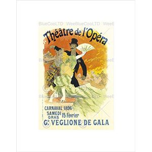 Wee Blue Coo THEATRE GALA CARNIVAL OPERA PARIS FRANCE VINTAGE ADVERT ART PRINT B12X1304 Wee Blue Coo THEATRE GALA CARNIVAL OPERA PARIS FRANCE VINTAGE ADVERT ART PRINT B12X1304