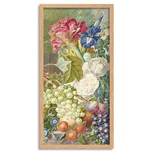 Artery8 Van Os Still Life Flowers Fruit Painting Framed Wall Art Print Long 25X12 Inch Artery8 Van Os Still Life Flowers Fruit Painting Framed Wall Art Print Long 25X12 Inch